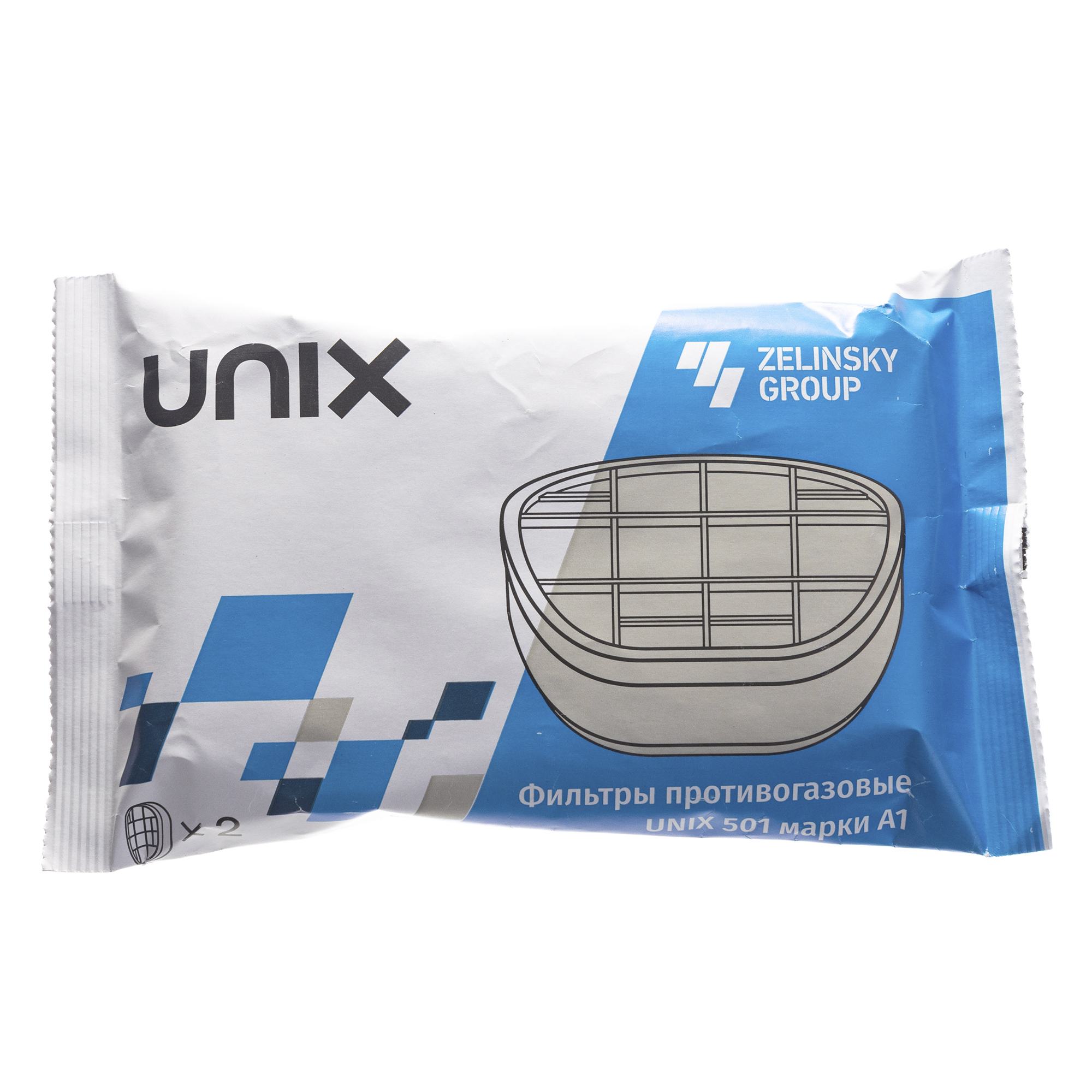 картинка Фильтр противогазовый UNIX 501 марки А1 